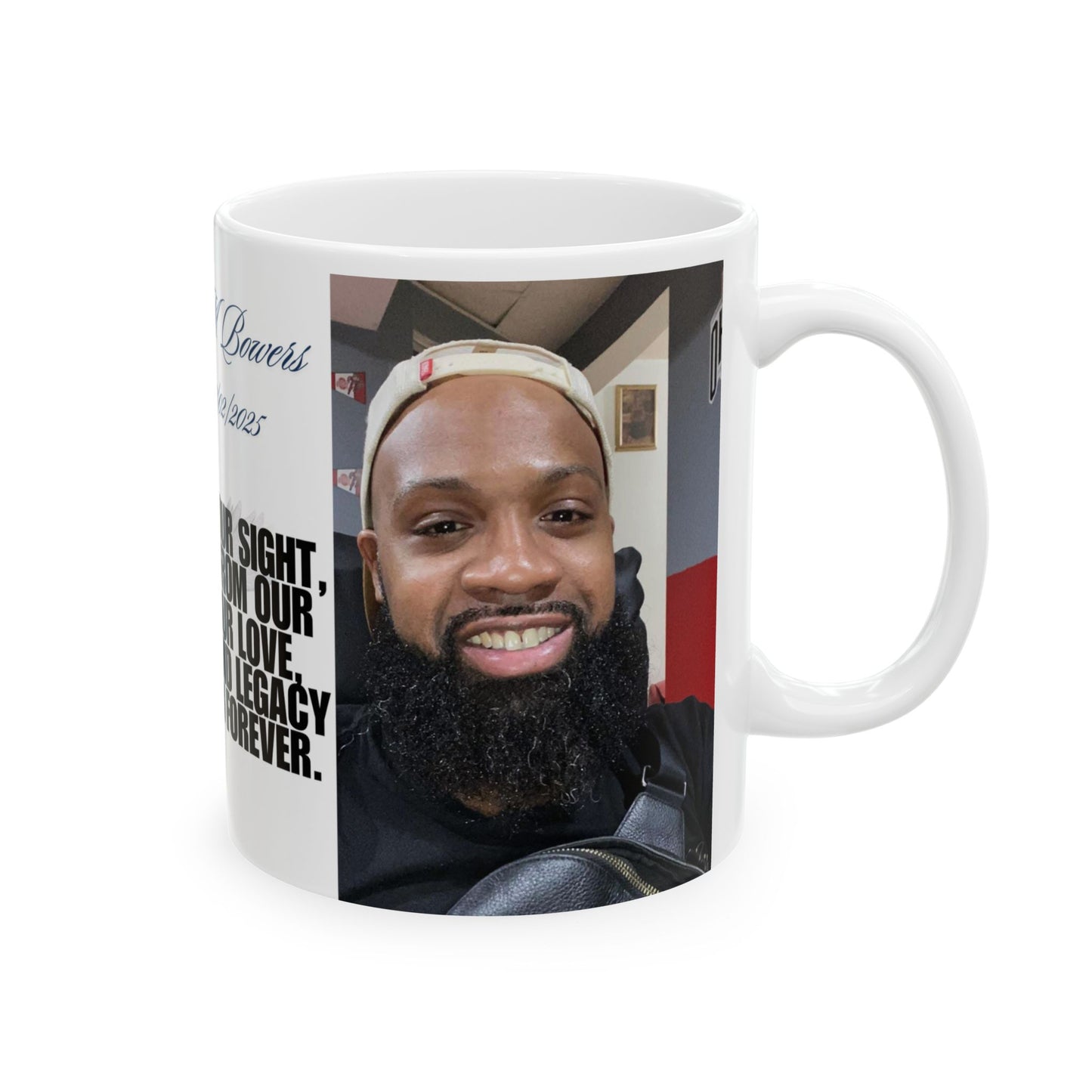 Personalized Memorial Ceramic Mug - 11oz & 15oz - Eternal Love & Legacy